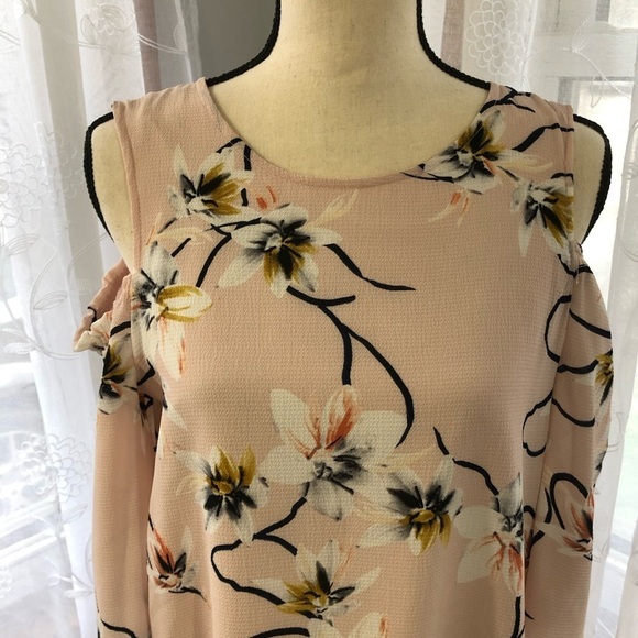 Lori M Collection pink  floral dress SZ M - Picture 3 of 10